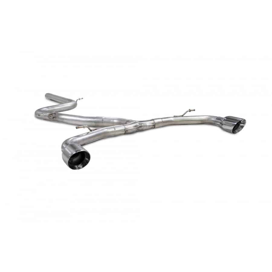 Scorpion VW Golf GTI Clubsport (MK8) Predator GPF-Back Exhaust System - Dark Road Performance