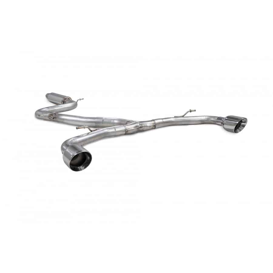 Scorpion VW Golf GTI Clubsport (MK8) Predator GPF-Back Exhaust System - Dark Road Performance
