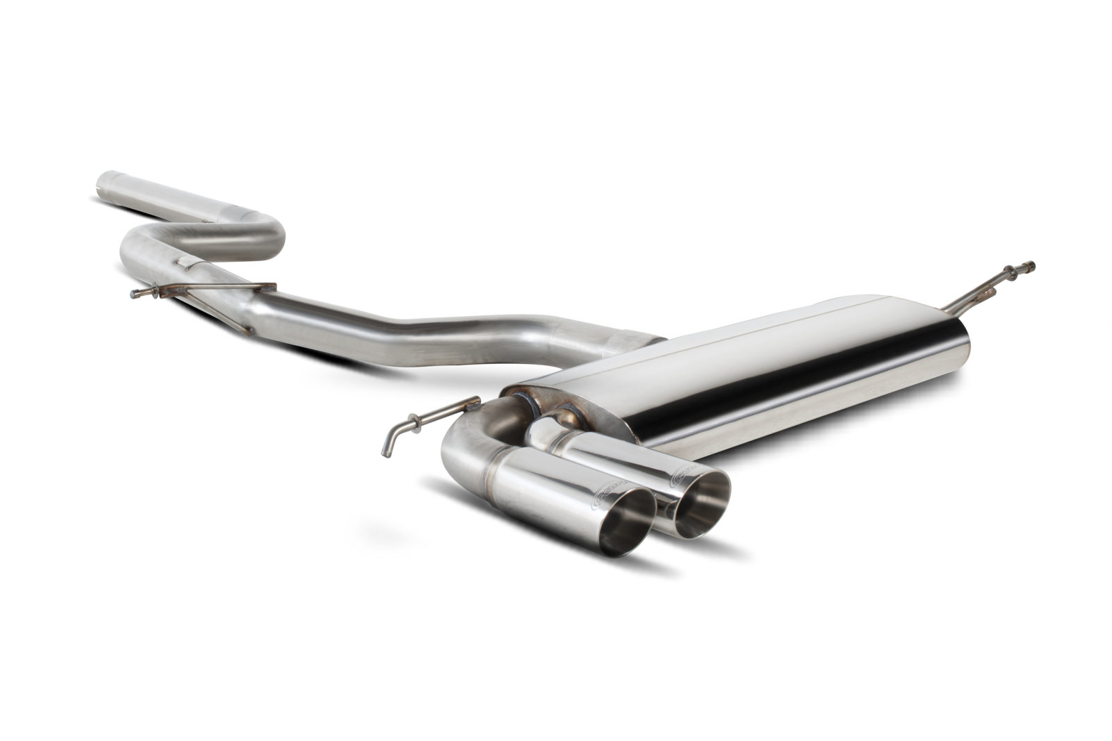 Scorpion VW Scirocco 1.4/2.0TSI & 2.0TDI (08-15) Non-Resonated Cat-Back Exhaust - SVWS033 - Dark Road Performance