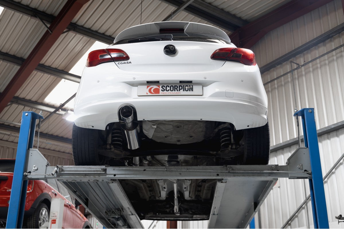 Scorpion Vauxhall Corsa E 1.4 Non-Turbo (2014-2019) Cat-Back System - Dark Road Performance
