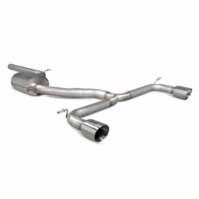 Scorpion Volkswagen Golf GTI MK7.5 Non-GPF Models (2017-18) Cat-back System - Dark Road Performance