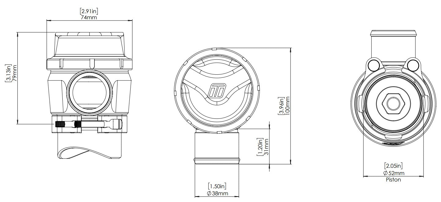 Turbosmart BOV RacePort Plumback GenV Sleeper