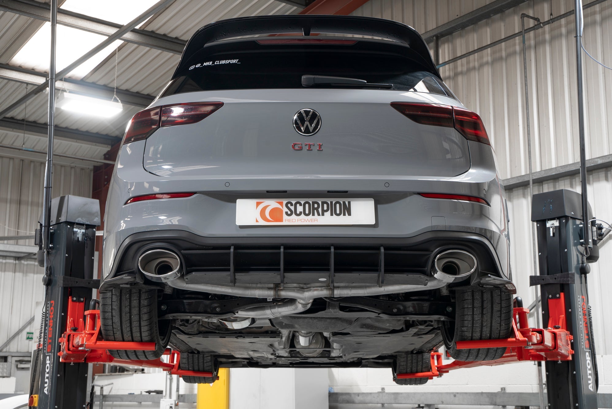 Volkswagen Golf MK8 GTI Scorpion GPF Back - Dark Road Performance