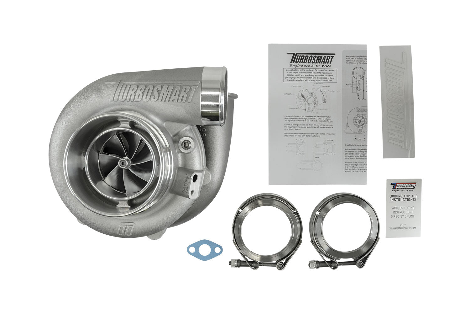 Turbosmart TS-1 Turbocharger 6870 V-Band 0.96AR Externally Wastegated