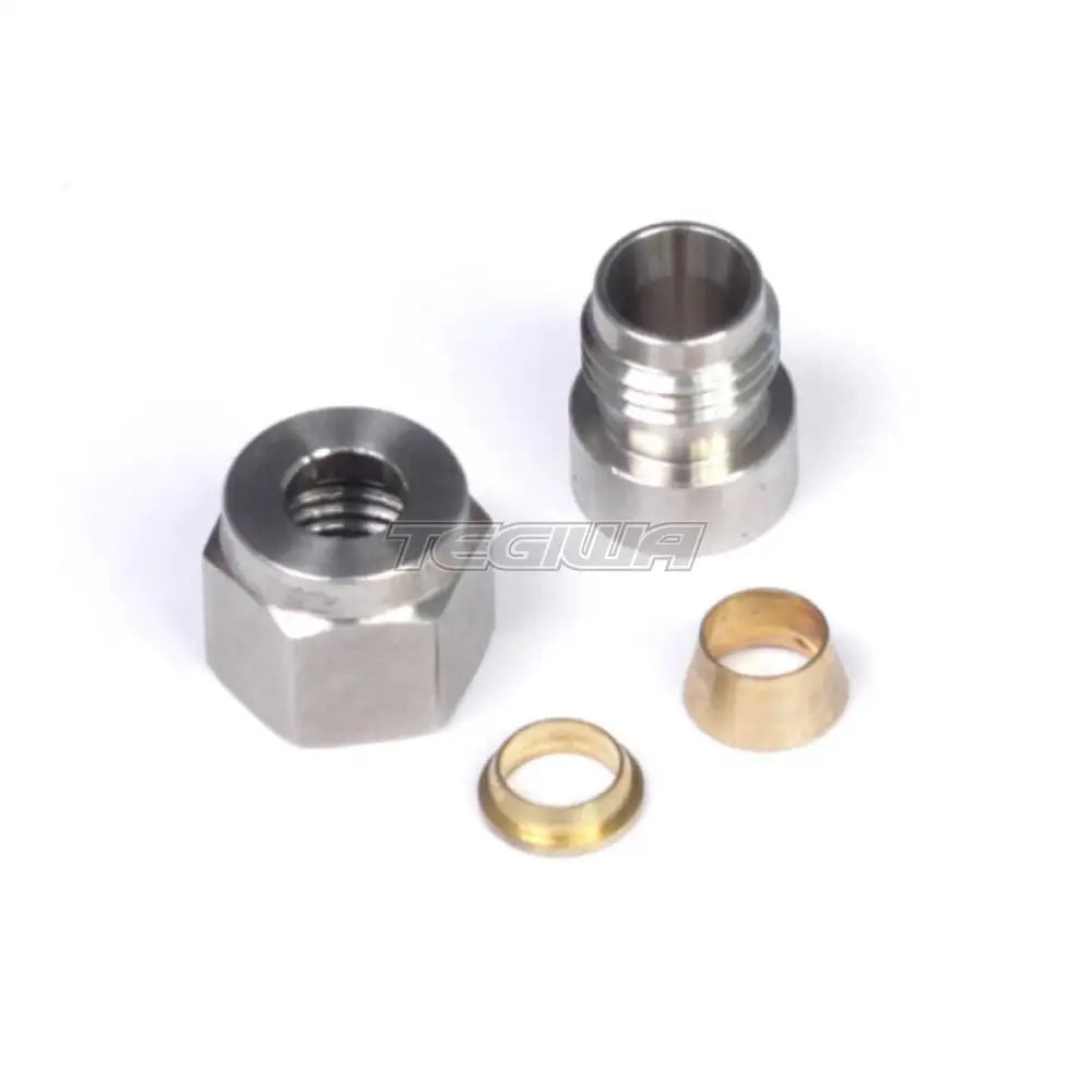 Haltech 1/4in Stainless Steel Weld-on Kit - Inc Nut And Ferrule