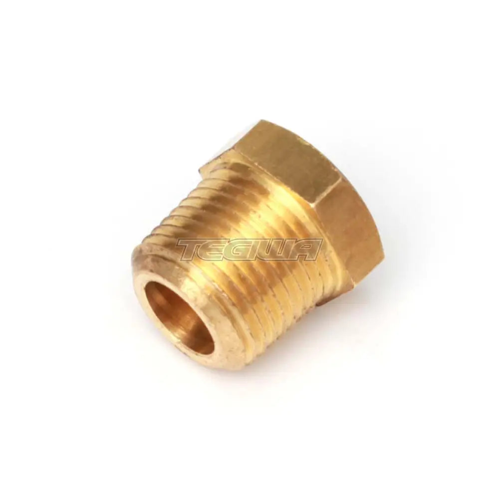 Haltech Adaptor - Brass 1/8in NPTF to 3/8in NPTF