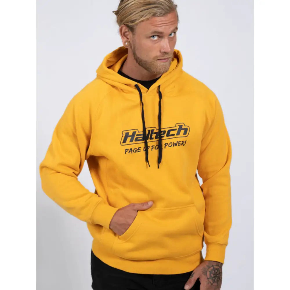 Haltech "Classic" Hoodie Yellow
