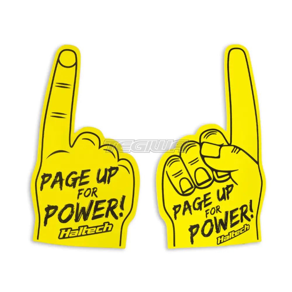 Haltech Page Up for Power Foam Finger