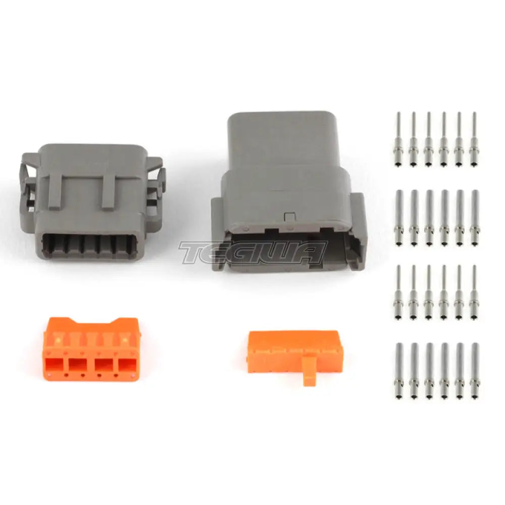 Haltech Plug and Pins Only - Matching Set of Deutsch DTM-12 Connectors (7.5 Amp)