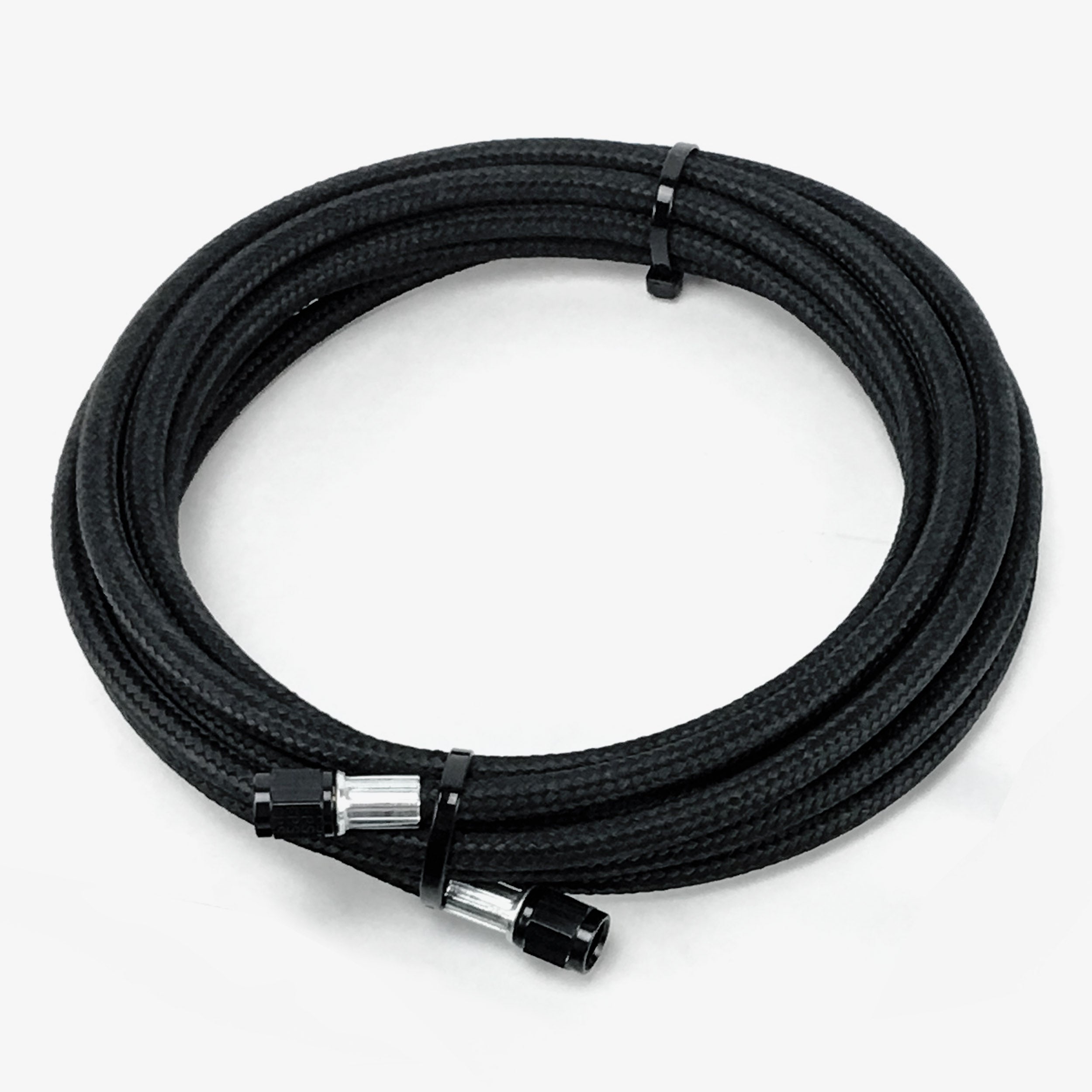8AN Stainless Steel Braided PTFE Hose With 8AN Ends Installed (Sold By The Foot)
