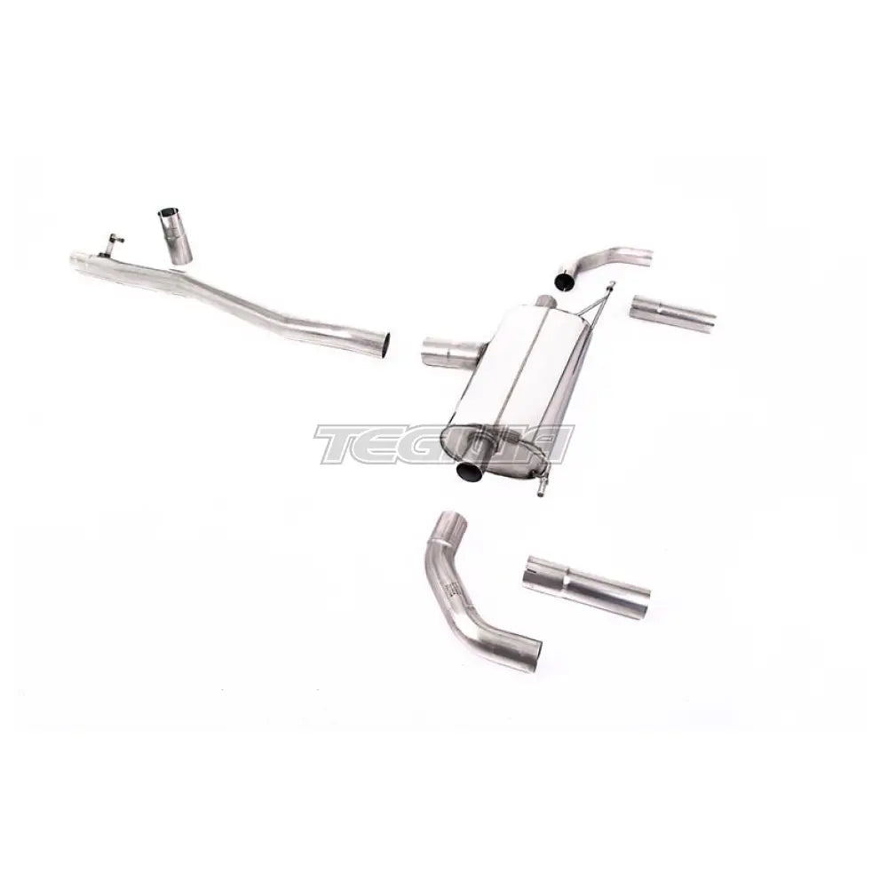 Milltek Mercedes CLA-Class CLA35 AMG 2.0 Turbo Coupe & Shooting Brake (OPF/GPF Models) 2019-2023 Cat-back Exhaust - Non-Valved