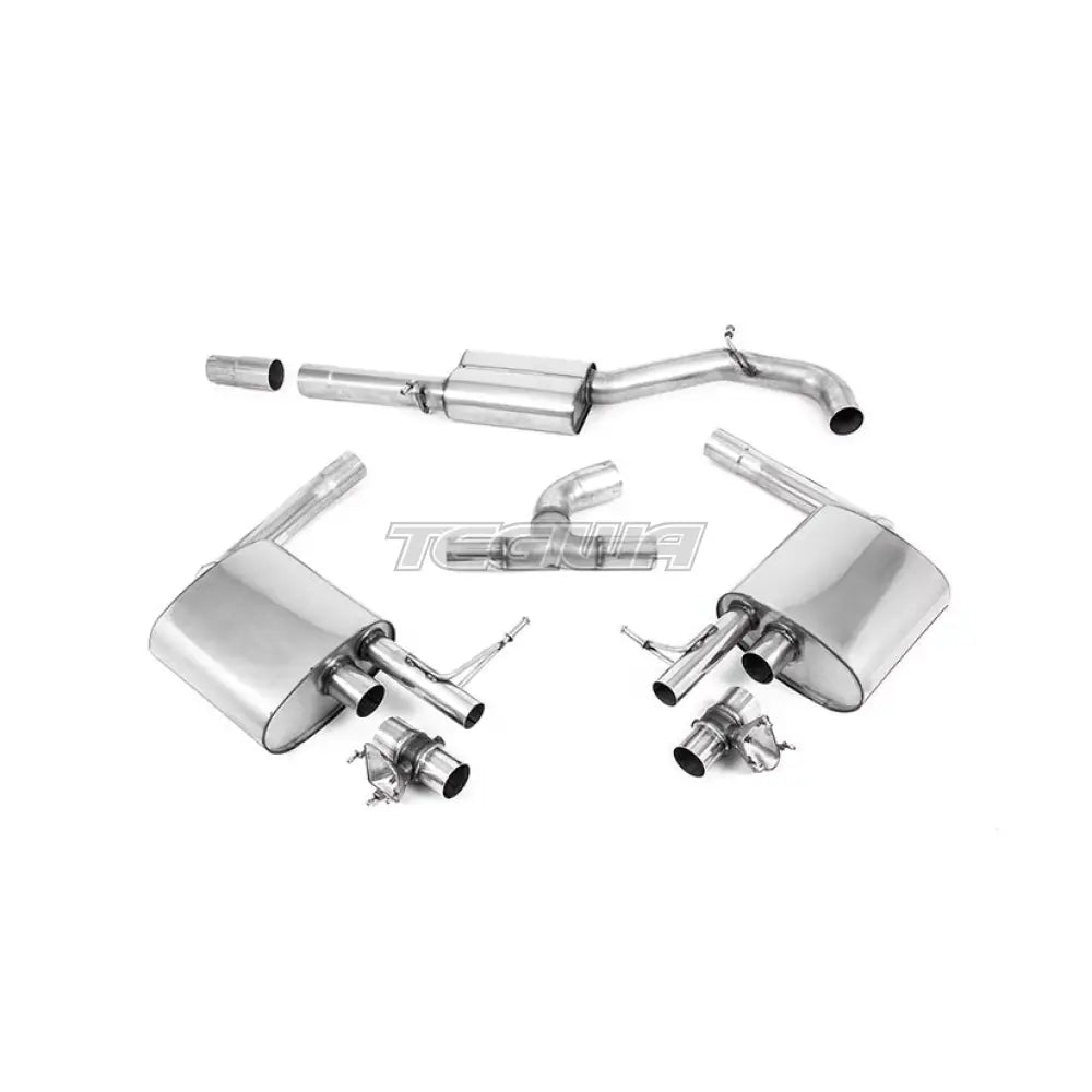 Milltek Volkswagen Arteon 2.0TSI 280PS 4Motion (Non OPF/GPF Vehicles Only) 2017-2019 Cat-back Exhaust - Semi-Resonated Valved