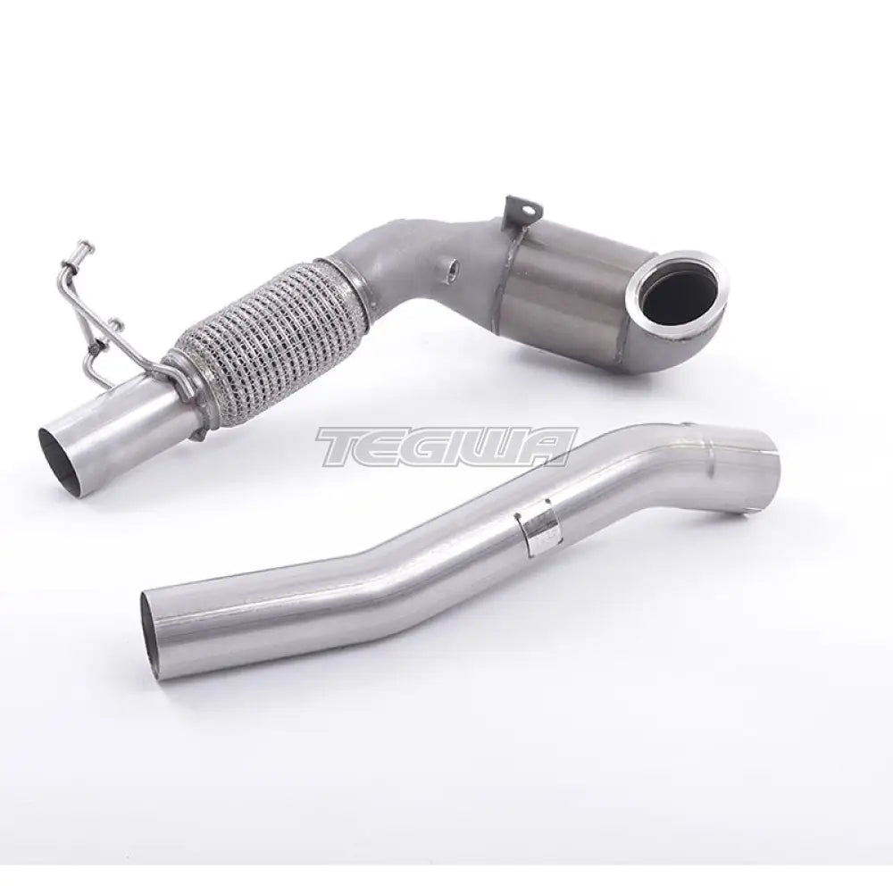 Milltek Volkswagen Golf MK7.5 GTi (Performance Pack Models & Non OPF/GPF Equipped Models Only) 2017-2018 Cast Downpipe with Race Cat Exhaust - Fits with Milltek System