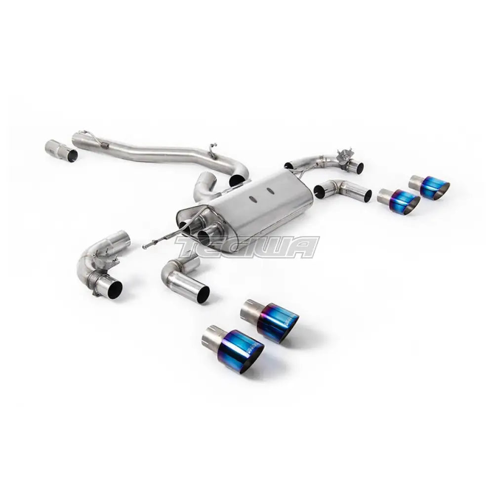 Milltek Volkswagen Golf Mk7.5 R 2.0 TSI 300PS (GPF Equipped Models Only) - 80mm Race Systems 2019-2022 Cat-back Exhaust
