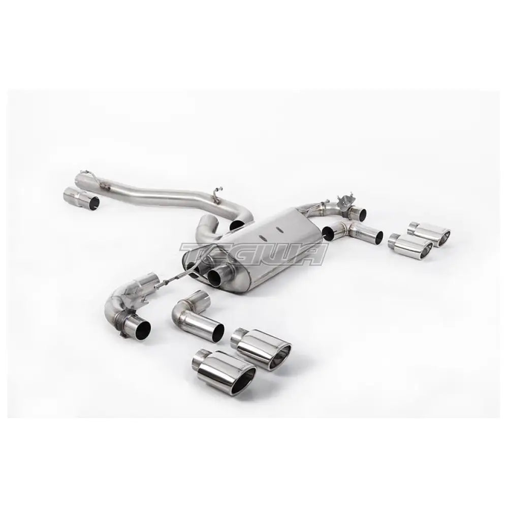 Milltek Volkswagen Golf Mk7.5 R 2.0 TSI 300PS (GPF Equipped Models Only) - 80mm Race Systems 2019-2022 Cat-back Exhaust