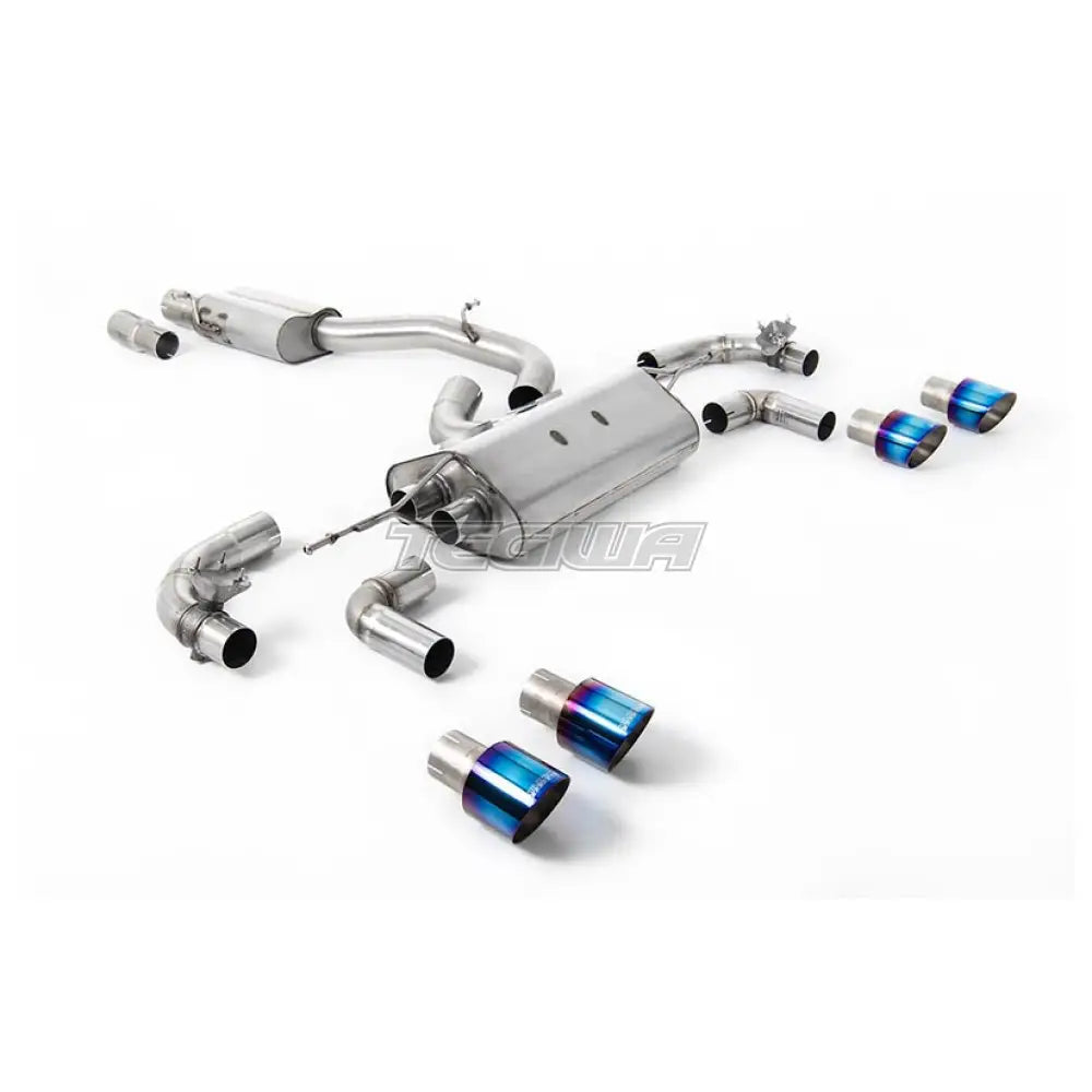 Milltek Volkswagen Golf Mk7.5 R 2.0 TSI 300PS (GPF Equipped Models Only) - 80mm Race Systems 2019-2022 Cat-back Exhaust