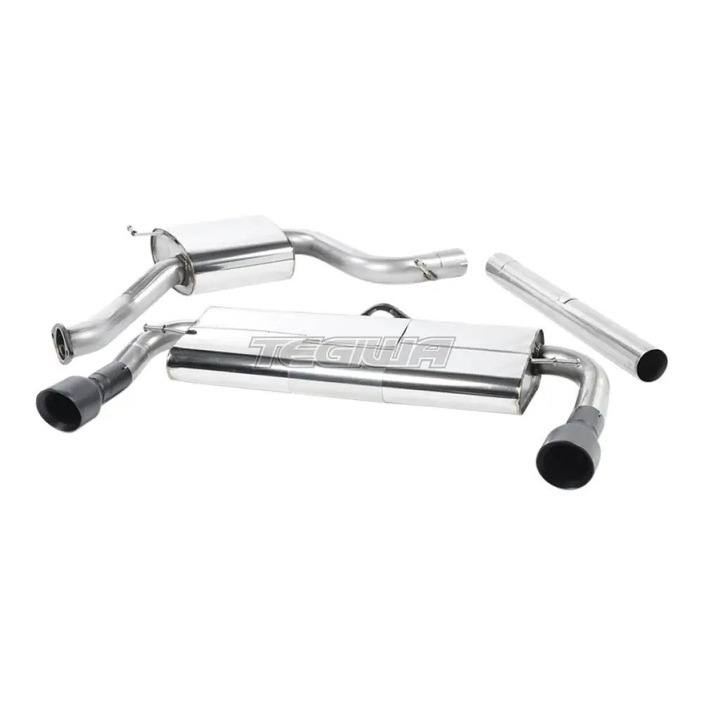 Milltek Volkswagen Golf MK7 GTi (including GTi Performance Pack Clubsport & Clubsport S models) 2013-2016 Cat-back Exhaust - Black Tips - SSXVW226