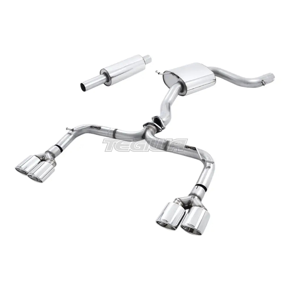 Milltek Volkswagen Golf MK7 GTi (including GTi Performance Pack Clubsport & Clubsport S models) 2013-2016 Cat-back Exhaust - Non-Resonated Golf R MK7 Style Polished Oval Tips