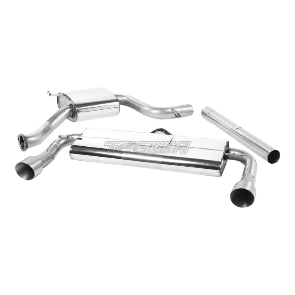 Milltek Volkswagen Golf MK7 GTi (including GTi Performance Pack Clubsport & Clubsport S models) 2013-2016 Cat-back Exhaust - Titanium Tips - SSXVW227