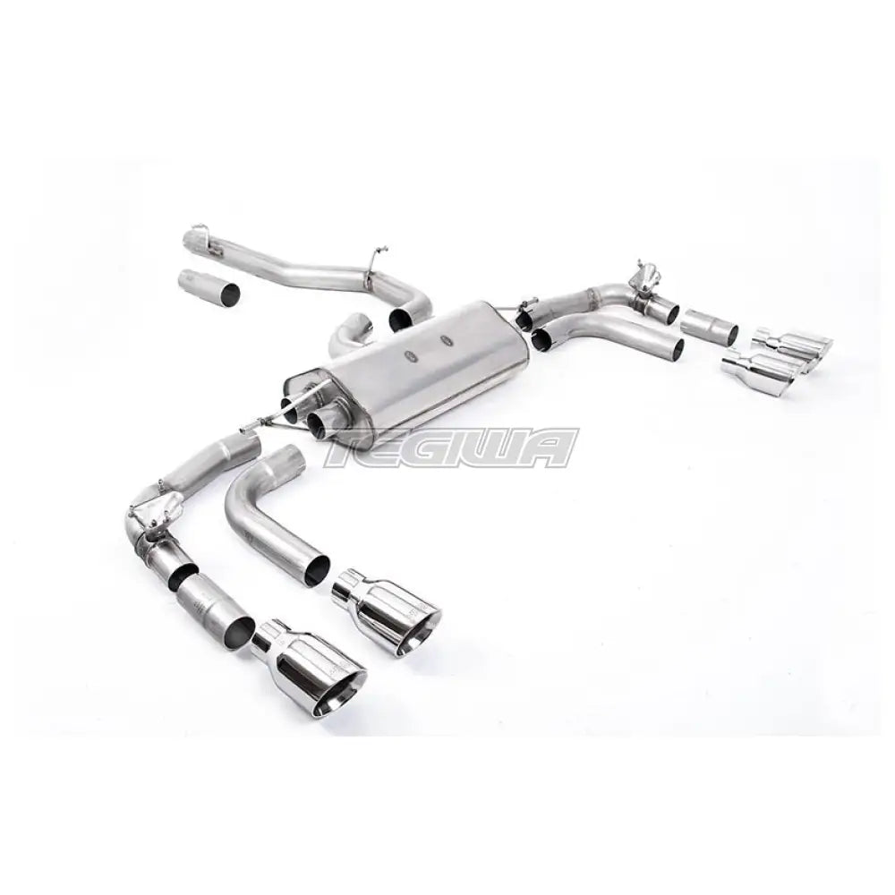 Milltek Volkswagen Tiguan R 320ps (OPF/GPF Models Only) 2021-2023 Particulate Filter-back Exhaust