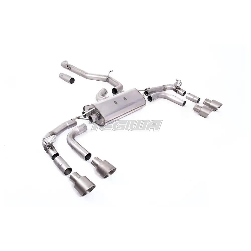 Milltek Volkswagen Tiguan R 320ps (OPF/GPF Models Only) 2021-2023 Particulate Filter-back Exhaust