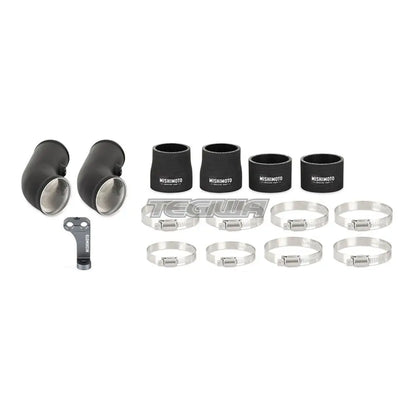 Mishimoto Charge Pipes Micro-Wrinkle Black BMW F1X M5 M6 12-18