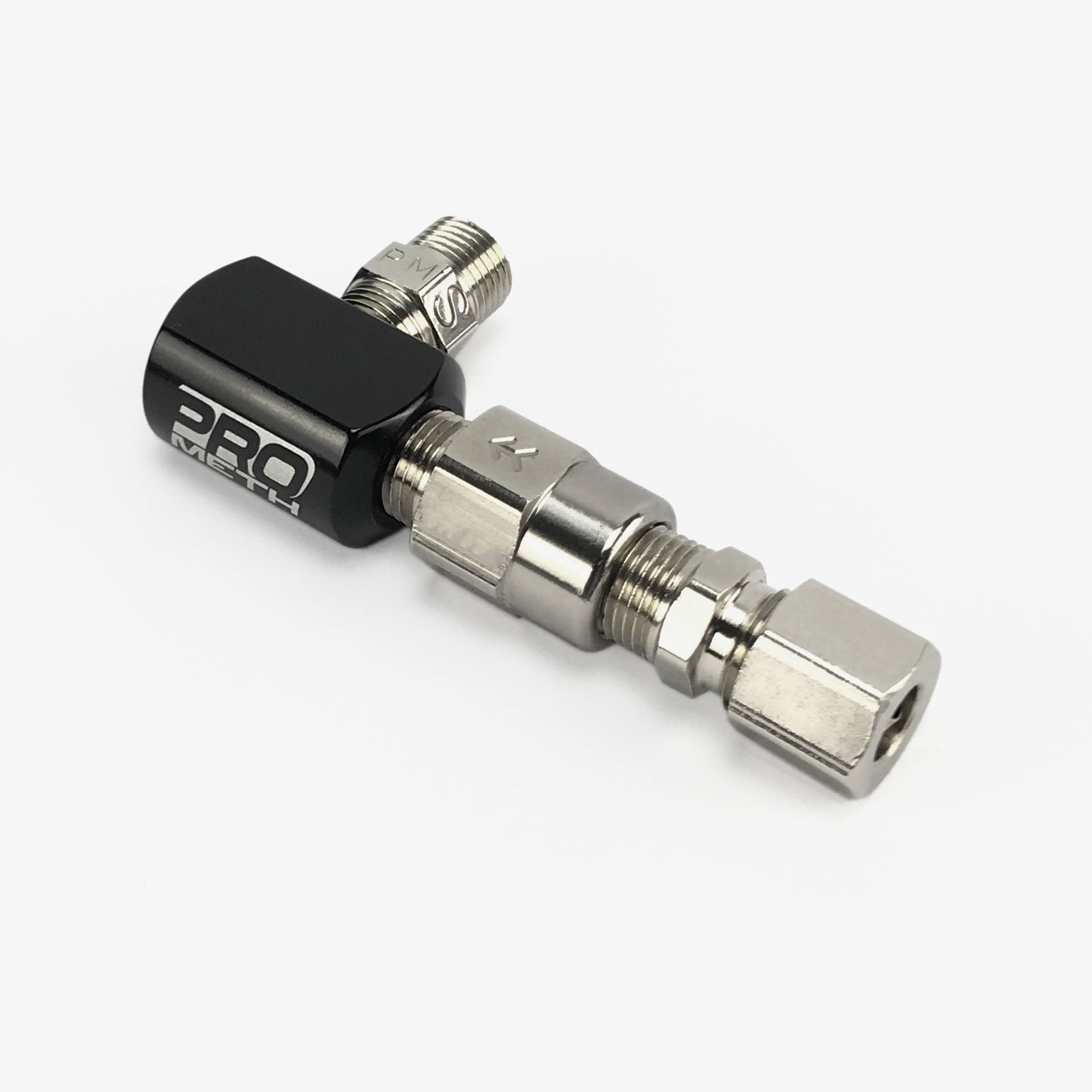 NPT Elbow Nozzle Holder With Check Valve & 1/4” Compression Fitting