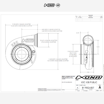 Xona Rotor X5C TR9980 Turbocharger |