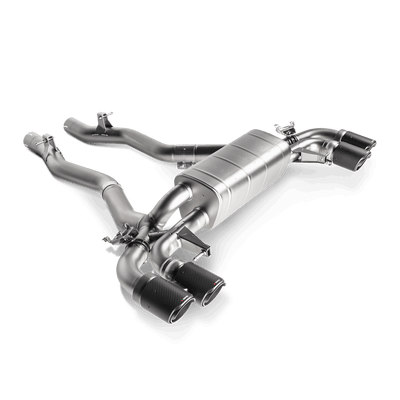 BMW M5 / M5 Competition (F90) - OPF/GPF | Akrapovic | Slip-on-Line System - Carbon Tips