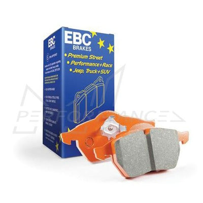 EBC Audi BMW Lamborghini Orangestuff Race Rear Brake Pads - Brembo Caliper (Inc. 4S R8, F87 M2 Competition, LP560-4 Gallardo & LP640 Murcielago)