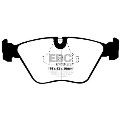 EBC BMW E46 E85 E86 Yellowstuff Street and Track Front Brake Pads - ATE Caliper (Inc. M3, Z4 M & ALPINA Roadster S)