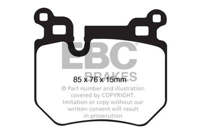 EBC BMW E82 Yellowstuff Street/Track Pad & Line Kit (135i)