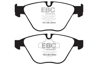 EBC BMW E90 E91 E84 E89 Yellowstuff Street and Track Front Brake Pads - ATE Caliper (Inc. 318i, 320i, X1 & Z4)