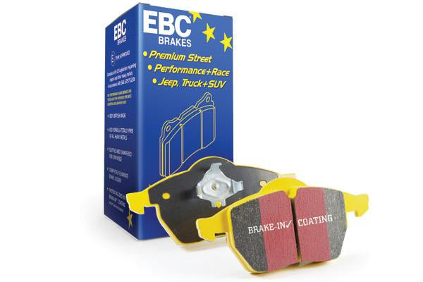 EBC BMW F10 G01 G11 G31 Yellowstuff Street and Track Rear Brake Pads - TRW Caliper Inc. 535i, 530ix, 630i GT & 730i