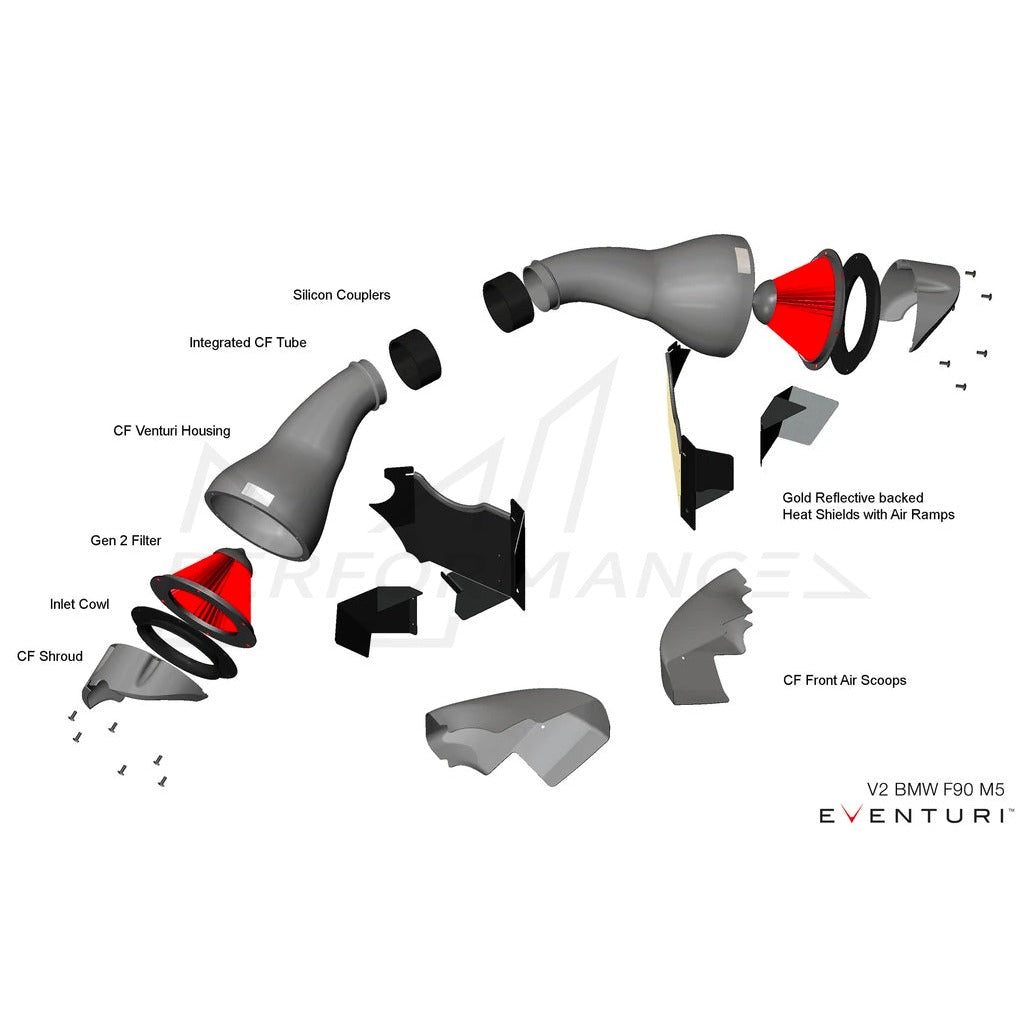 EVENTURI BMW F90 F92 V2 CARBON INTAKE SYSTEM M5 & M8