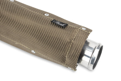 Funk Motorsport Clamp On Exhaust Heat Shield (Titanium or Carbon Fibre)