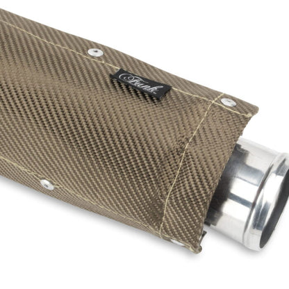 Funk Motorsport Clamp On Exhaust Heat Shield Titanium or Carbon Fibre