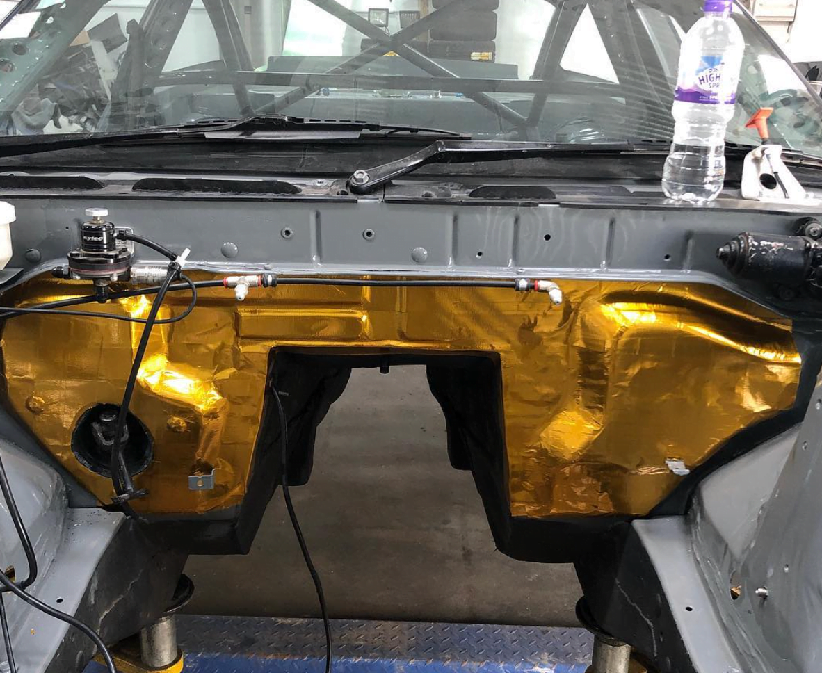 Funk Motorsport: Gold Heat Tape Reflective Adhesive sheets for insulation
