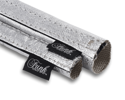 Funk Motorsport Silver Velcro Heat Sleeving for heat protection on Fuel lines & Oil lines