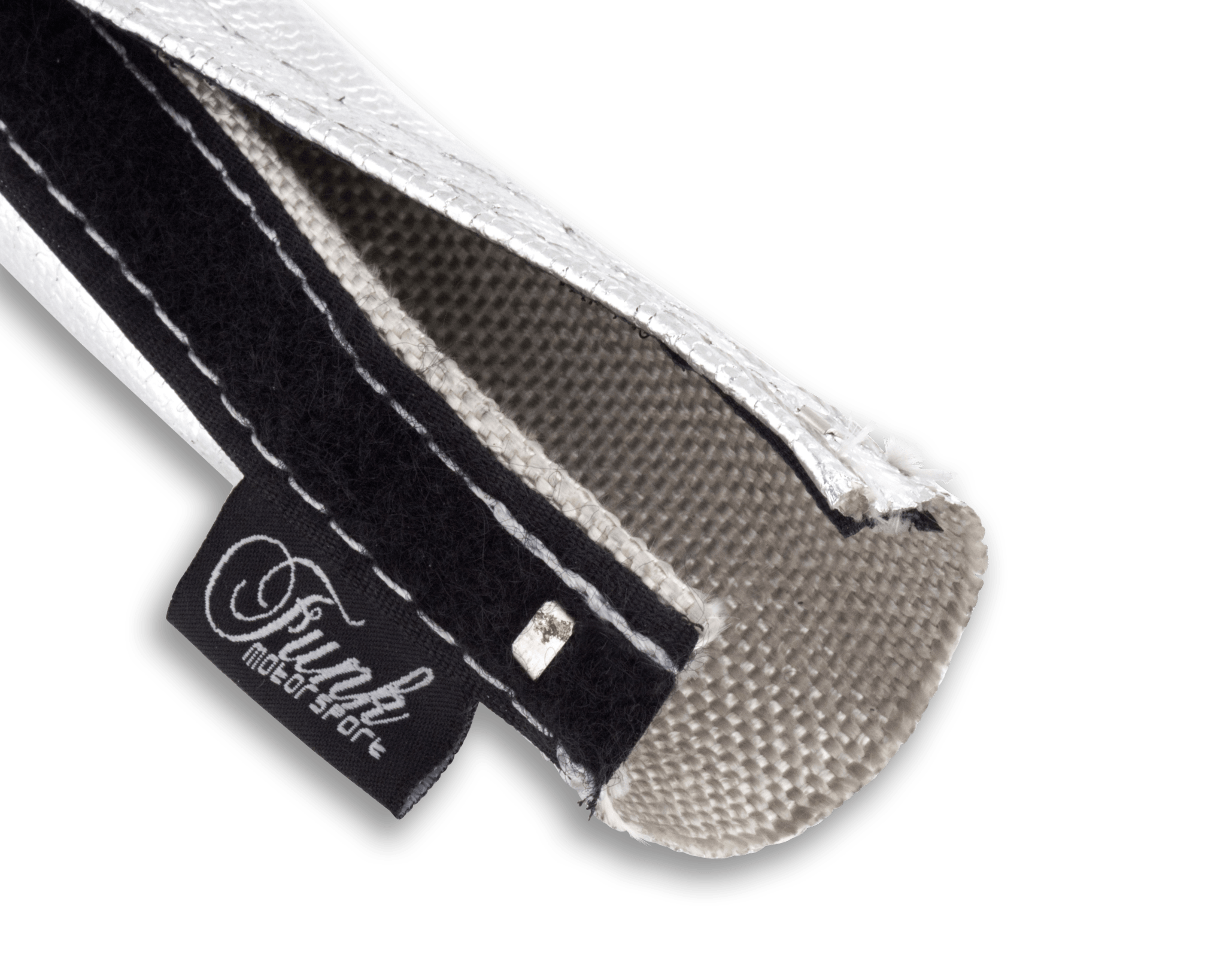Funk Motorsport Silver Velcro Heat Sleeving for heat protection on Fuel lines & Oil lines