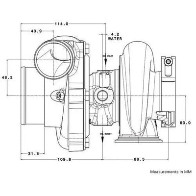 Garrett GTX2860R Gen 2 Turbocharger Unit