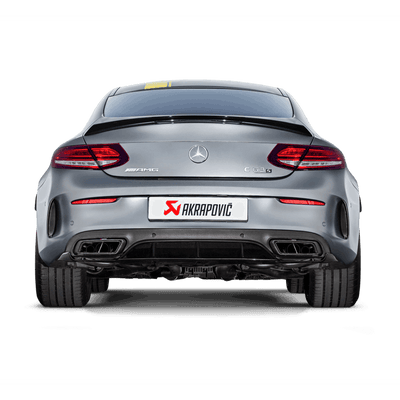 Mercedes AMG C63 Coupe (C205) | Akrapovic | Evolution Line System - For vehicles with Mercedes-AMG Performance exhaust System - For vehicles without Mercedes-AMG Performance exhaust System