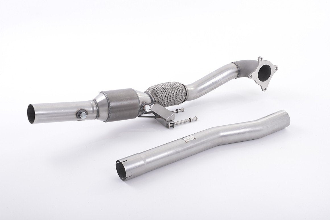 Milltek Sport Large Bore Downpipe and Hi-Flow Sports Cat TTS 8J