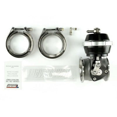 Pneumatic (Vacuum-Based) Straight Gate50 Wastegate black, 6 psi | Turbosmart