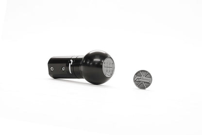 RacingLine Performance Billet Aluminium 'Manual' Gear Knob - Black - MQB / MQB Evo - Dark Road Performance