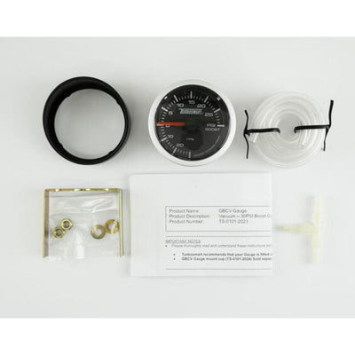 Turbosmart 52mm 2 1/16" 0 - 30psi Mechanical Boost Gauge