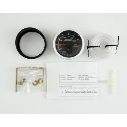 Turbosmart 52mm 2 1/16" 0 - 30psi Mechanical Boost Gauge