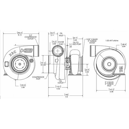 Xona Rotor X3C XR8264S | 430-860 bhp | Performance Turbo